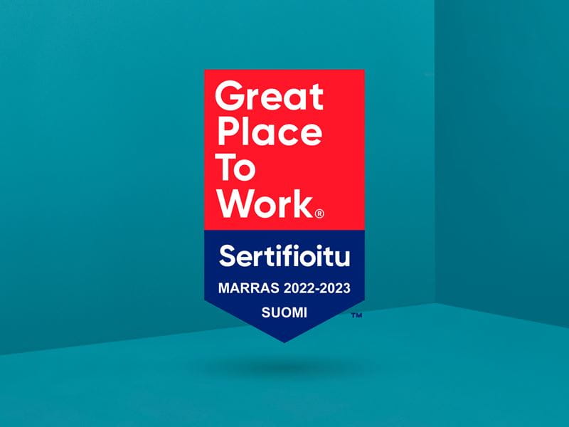 Great Place To Work -sertifikaatti.