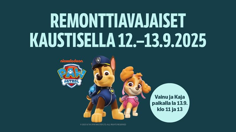 Remonttiavajaiset Kaustisella 12.-13.9.2025.