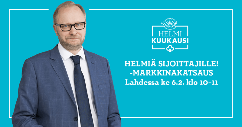 HELMIÄ SIJOITTAJILLE