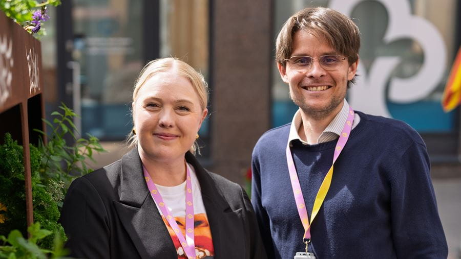 Laura Mäkelä ja Ossi Öhman.