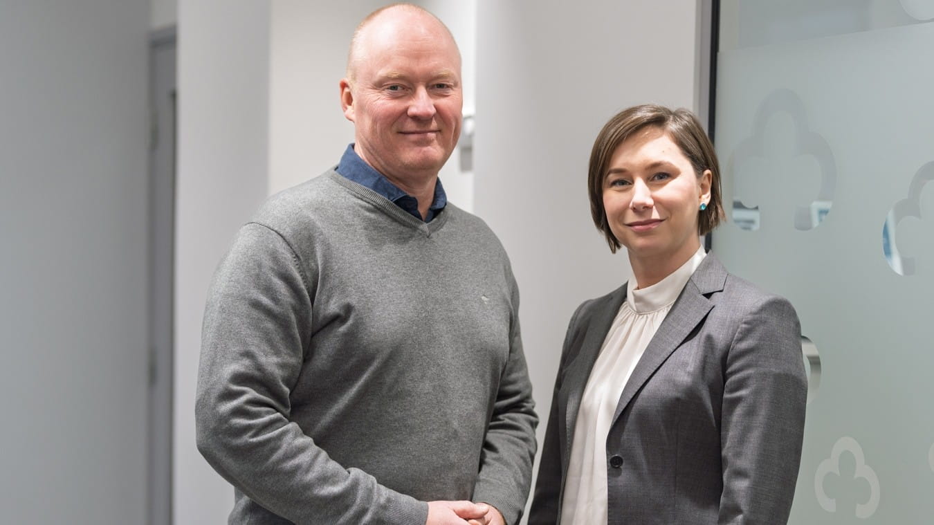 Tomi Toivonen ja Jonna Kallioniemi - Säästöpankki Kalanti-Pyhäranta.