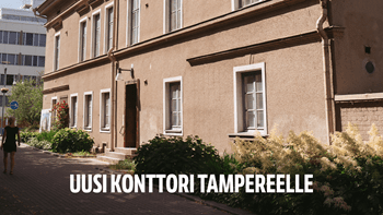 Säästöpankki Sinetin uusi konttori Tampereella.