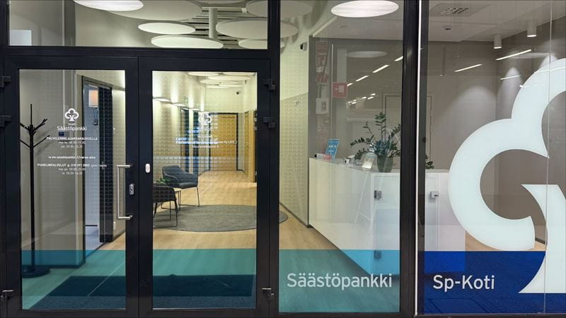 Säästöpankki Sinetin uusi Muuramen konttori.