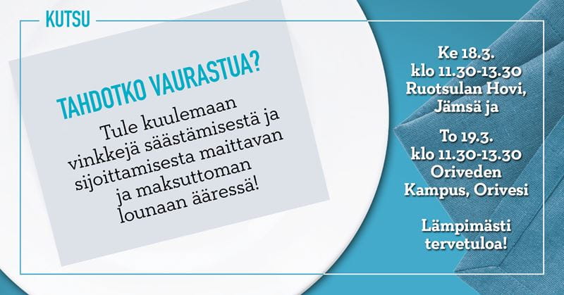 Lounaskutsu maaliskuu 2020
