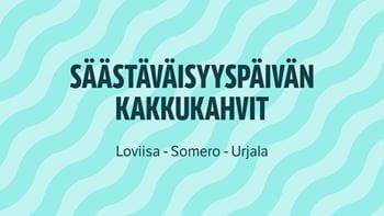 Someron Säästöpankin kakkukahvit - kuvituskuva.
