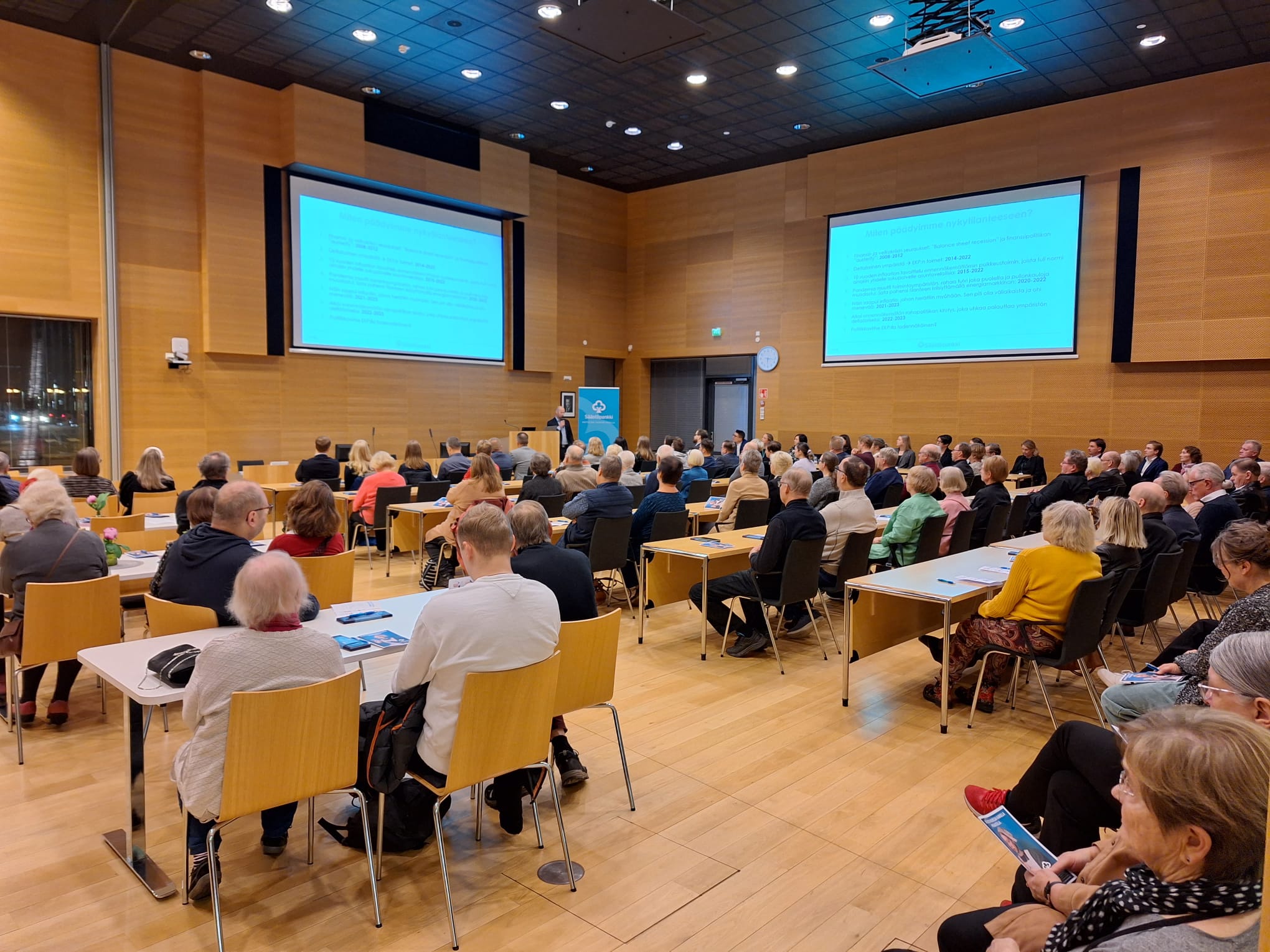 Someron Säästöpankin 2023 Sijoitusilta runsaalla yleisöllä.