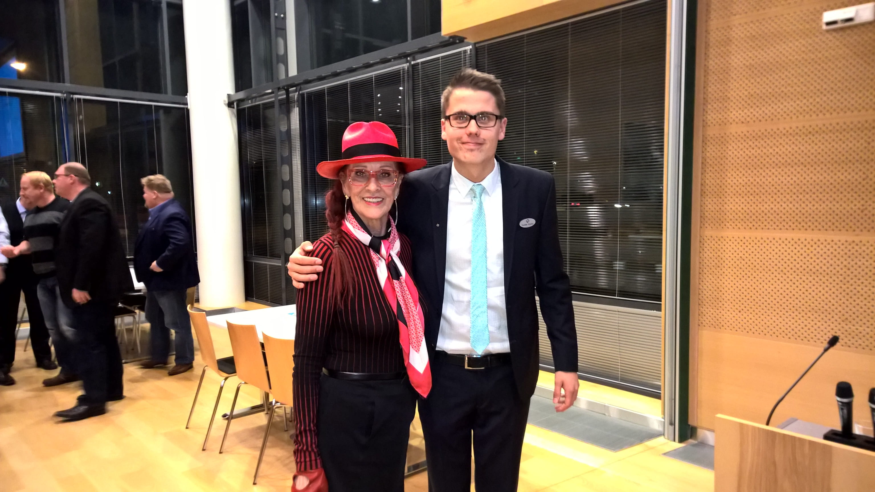 Arja Samuli Someron Säästöpankin sijoitusillassa vuonna 2015.