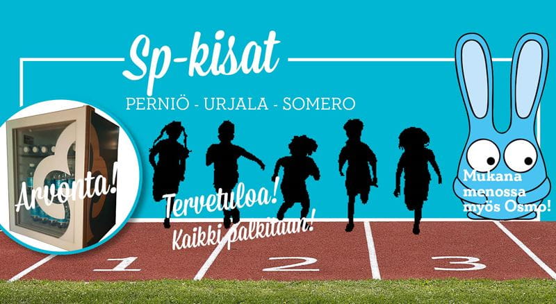 Säästöpankin yleisurheilukisat, Sp-Kisat Perniössä, Urjalassa ja Somerolla