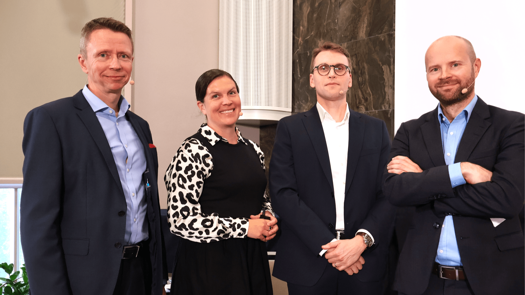 Kalle Ainala, Henna Mikkonen, Johan Hamström ja Mikko Rautiainen.