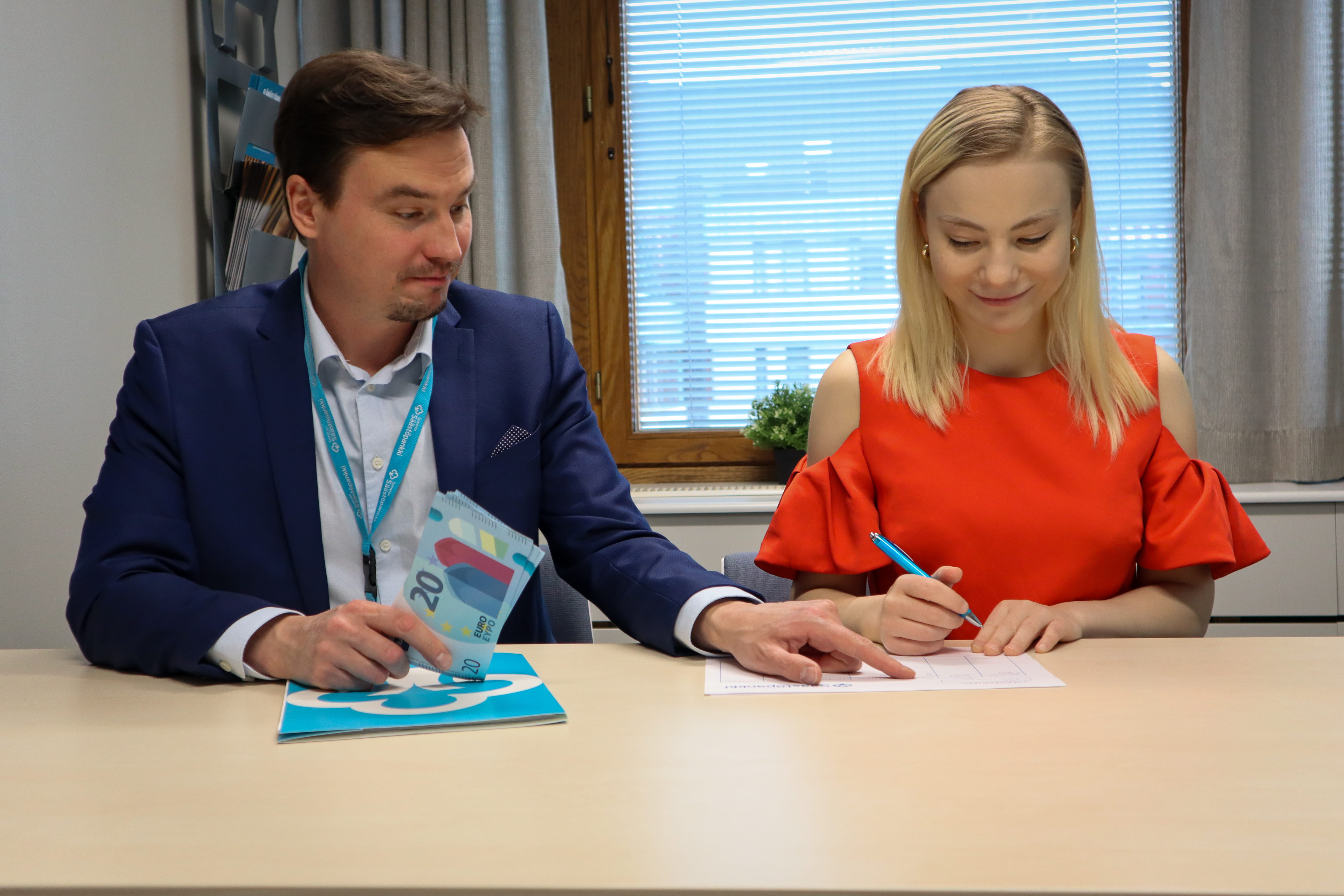 Joni Rintamaa och Tiia.