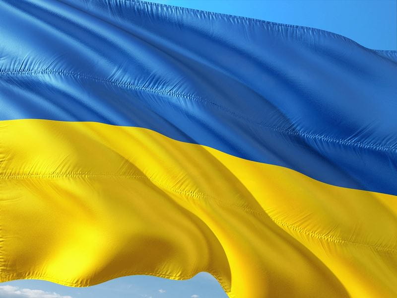 Ukrainan lippu.