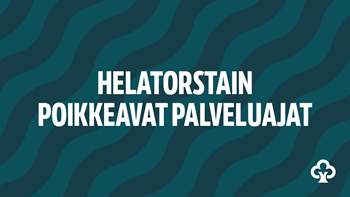 Pankkiasioiden hoitaminen onnistuu helatorstainakin.