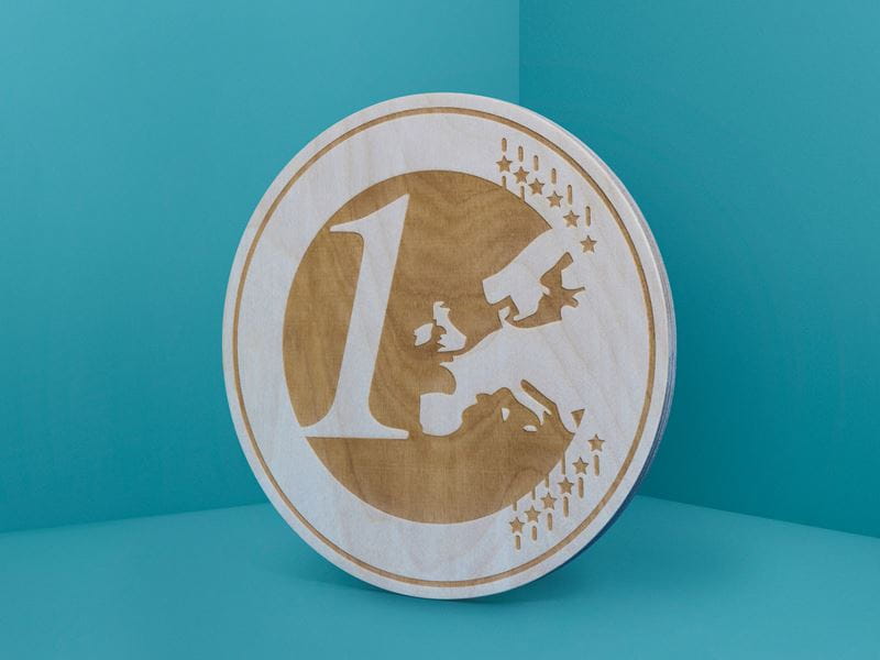 Sparbankens varumärke bild: mynt.