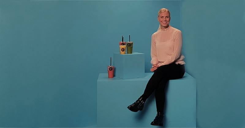 Noora Fagerström perusti miehensä kanssa Suomen ensimmäisen mehu- ja smoothiebaarin, Jungle Juice Barin.