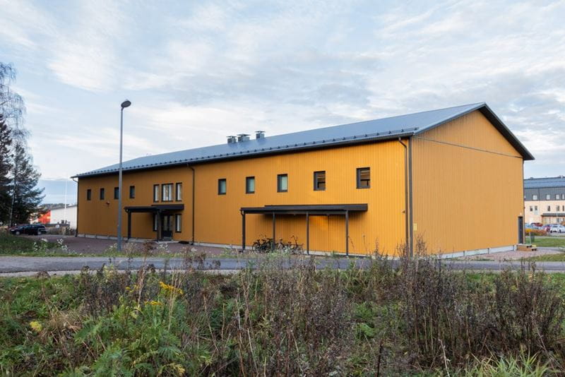 Järvenpään voimistelijoiden rakennuttama liikuntahalli.