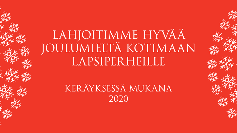 Mukana Hyva Joulumieli -kerayksessa